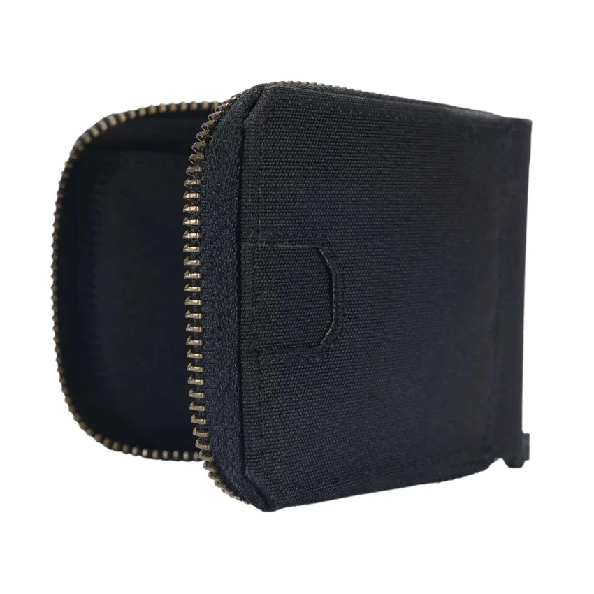 Cartera de nailon tipo «duck» con cremallera