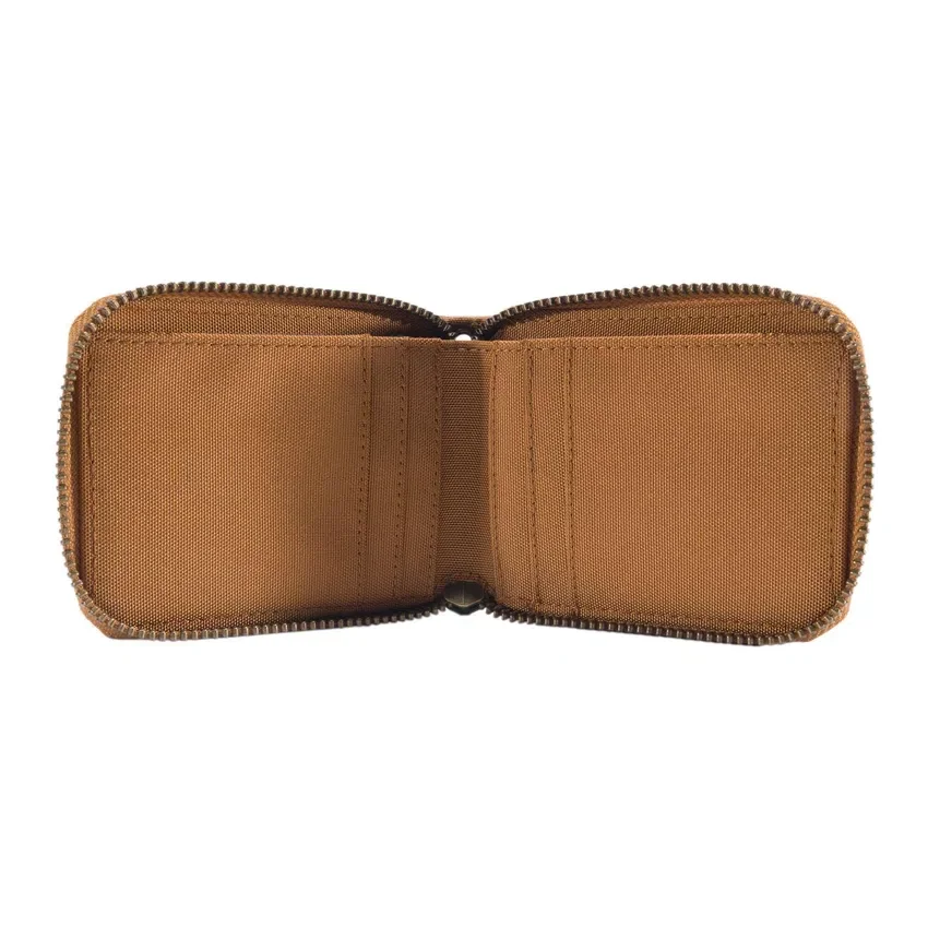 Cartera de nailon tipo «duck» con cremallera