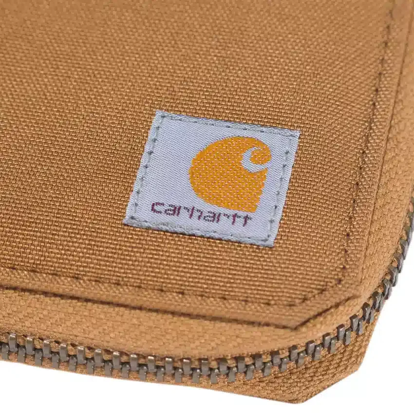 Cartera de nailon tipo «duck» con cremallera