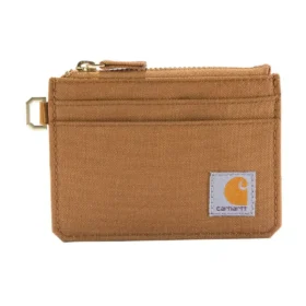 Cartera de nailon tipo «duck» con cremallera para tarjetas