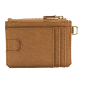 Cartera de nailon tipo «duck» con cremallera para tarjetas