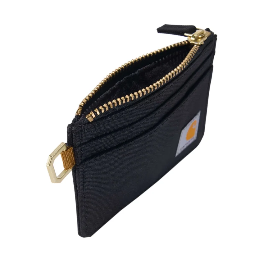 Cartera de nailon tipo «duck» con cremallera para tarjetas