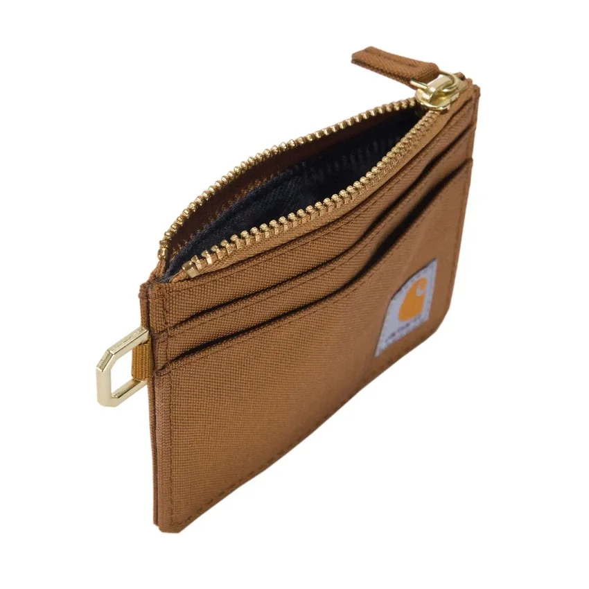 Cartera de nailon tipo «duck» con cremallera para tarjetas