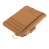 Cartera de nailon tipo «duck» con cremallera para tarjetas