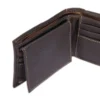 Cartera de piel con textura de guijarros