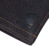 Cartera de piel con textura de guijarros