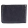 Cartera plegable de cuero patinado