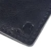 Cartera plegable de cuero patinado