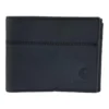 Cartera plegable de dos compartimentos de cuero de silla de montar