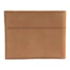 Cartera plegable de dos compartimentos de cuero de silla de montar
