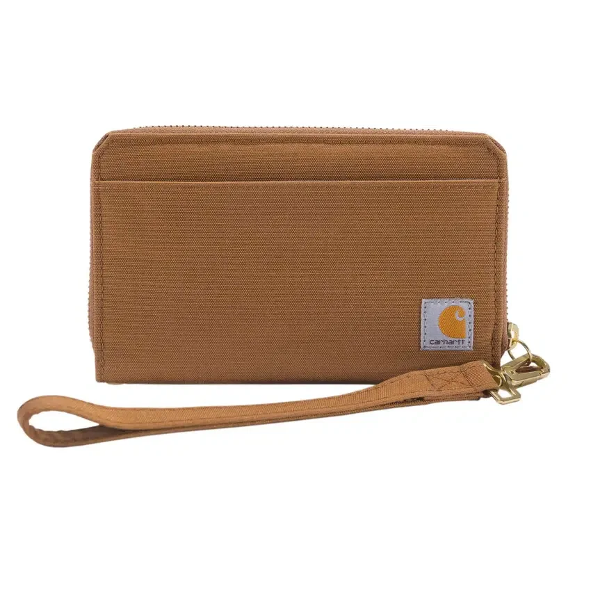 Cartera tipo clutch plana de nailon tipo «duck»