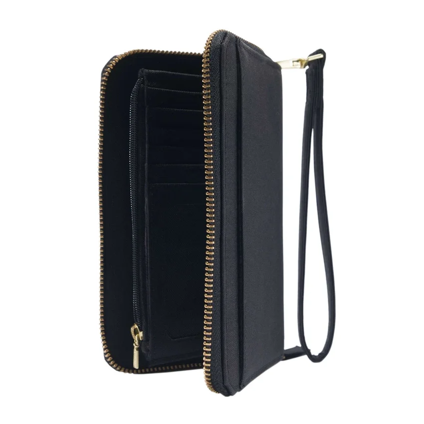 Cartera tipo clutch plana de nailon tipo «duck»