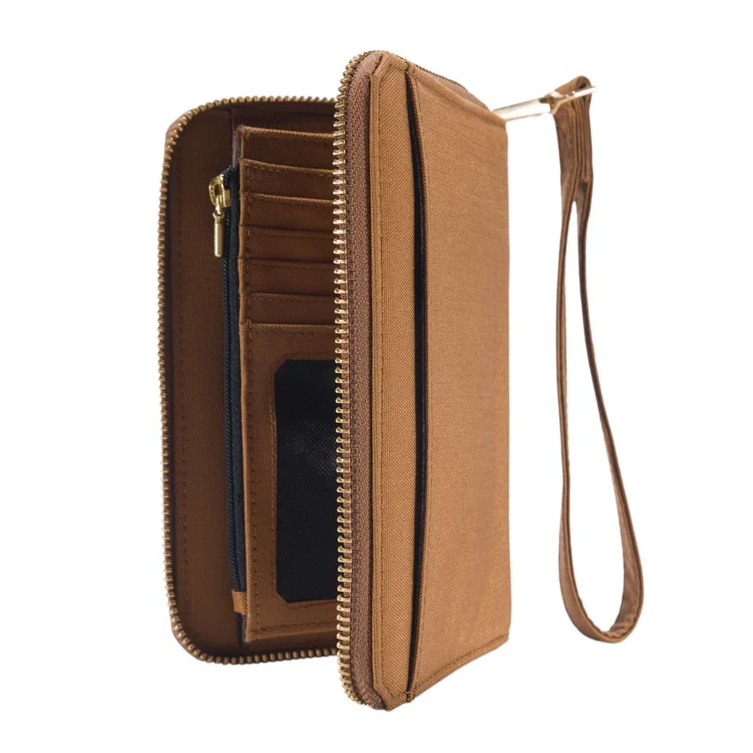 Cartera tipo clutch plana de nailon tipo «duck»