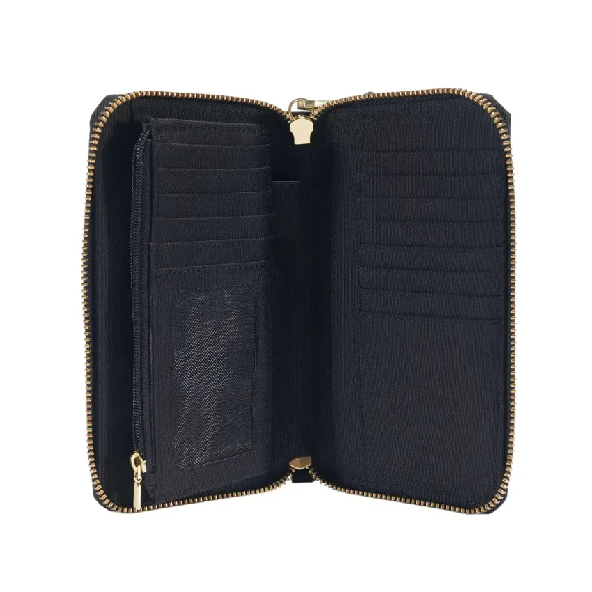 Cartera tipo clutch plana de nailon tipo «duck»