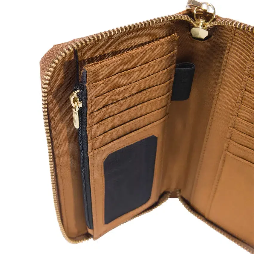 Cartera tipo clutch plana de nailon tipo «duck»
