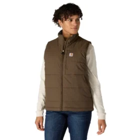 Chaleco acolchado reversible, aislante e impermeable para mujer «Montana» - Chaleco Rain Defender