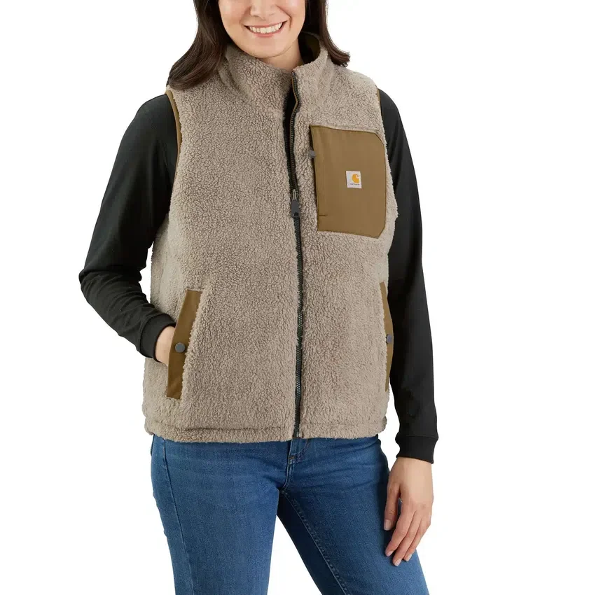 Chaleco acolchado reversible, aislante e impermeable para mujer «Montana» - Chaleco Rain Defender