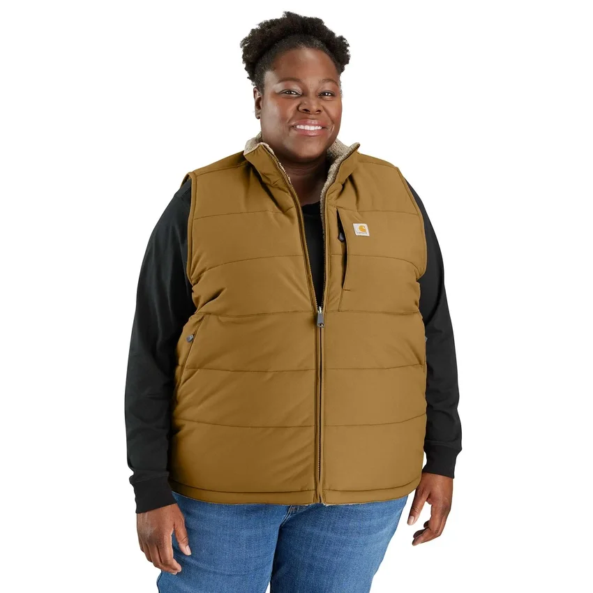 Chaleco acolchado reversible, aislante e impermeable para mujer «Montana» - Chaleco Rain Defender