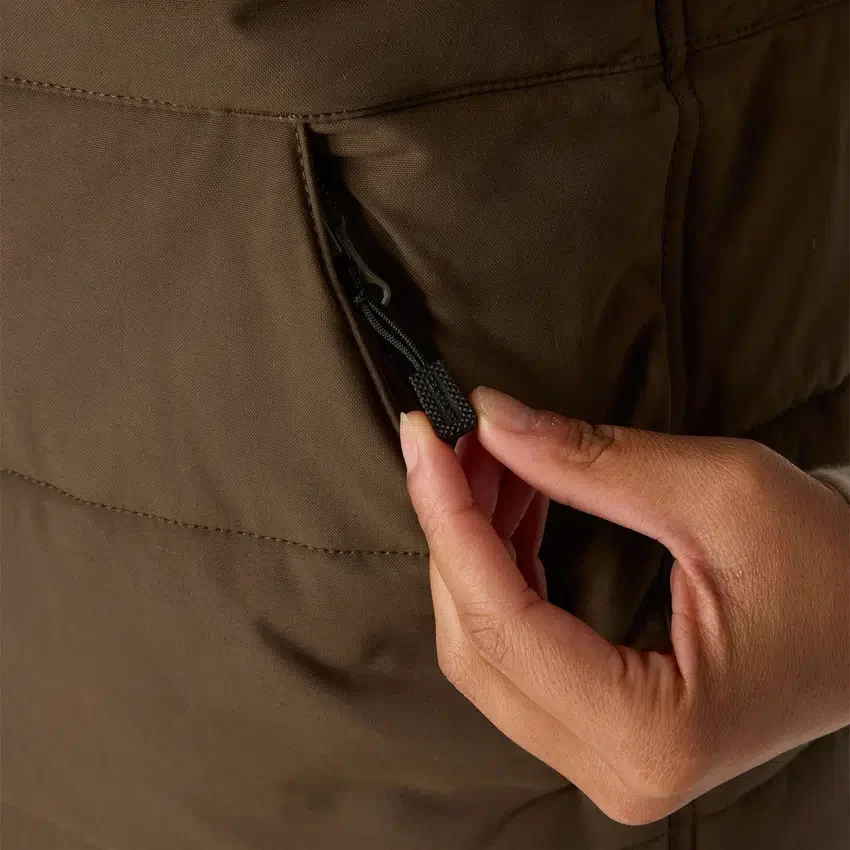 Chaleco acolchado reversible, aislante e impermeable para mujer «Montana» - Chaleco Rain Defender
