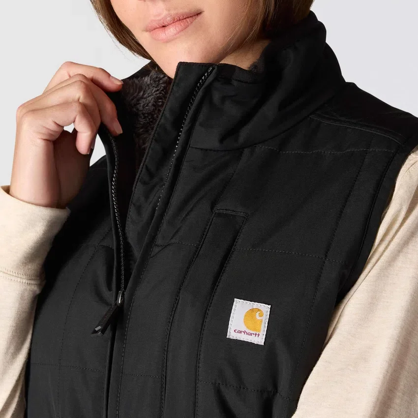 Chaleco aislante para mujer con forro de sherpa y resistente al agua - Chaleco Rain Defender