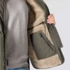 Chaleco aislante para mujer con forro de sherpa y resistente al agua - Chaleco Rain Defender