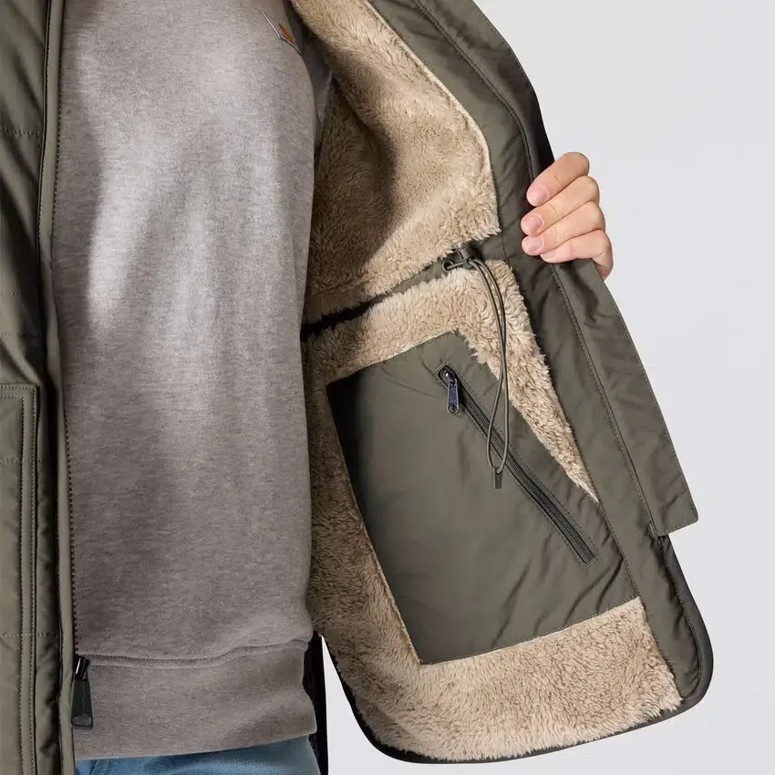Chaleco aislante para mujer con forro de sherpa y resistente al agua - Chaleco Rain Defender