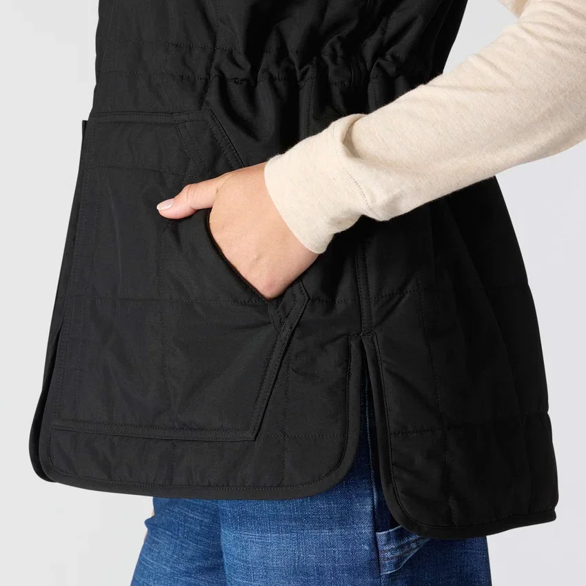 Chaleco aislante para mujer con forro de sherpa y resistente al agua - Chaleco Rain Defender
