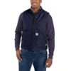 Chaleco de cuello alto para hombre Fr, de tela de pato y forro de sherpa - Chalecos ignífugos