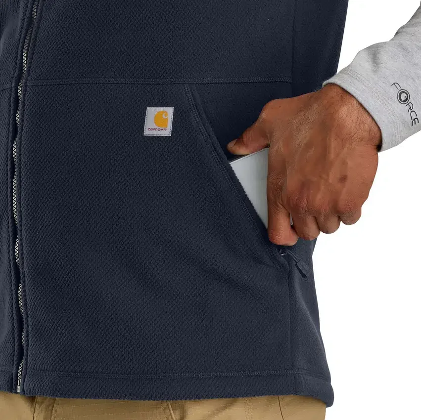 Chaleco de forro polar de corte holgado Edmonton para hombre
