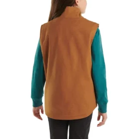 Chaleco de lona con forro de sherpa para niña (niños/jóvenes)