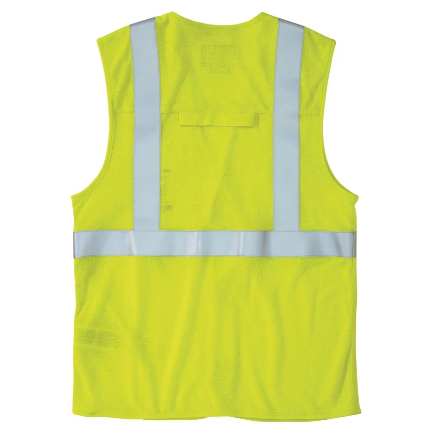 Chaleco de seguridad de malla de alta visibilidad y resistente al fuego para hombre, clase 2 - Chalecos de alta visibilidad