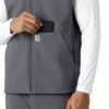 Chaleco médico de forro polar laminado Rugged Flex® para hombre