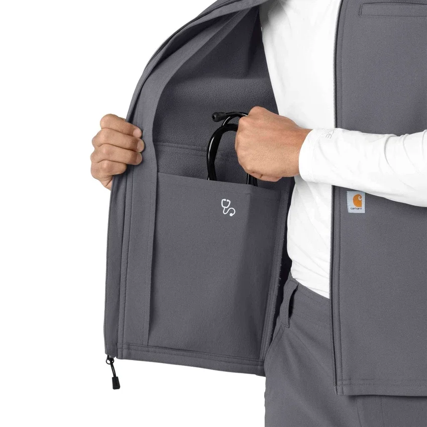 Chaleco médico de forro polar laminado Rugged Flex® para hombre