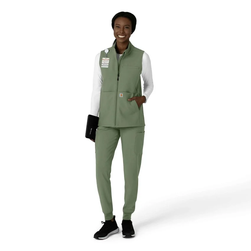 Chaleco médico de forro polar laminado Rugged Flex® para mujer
