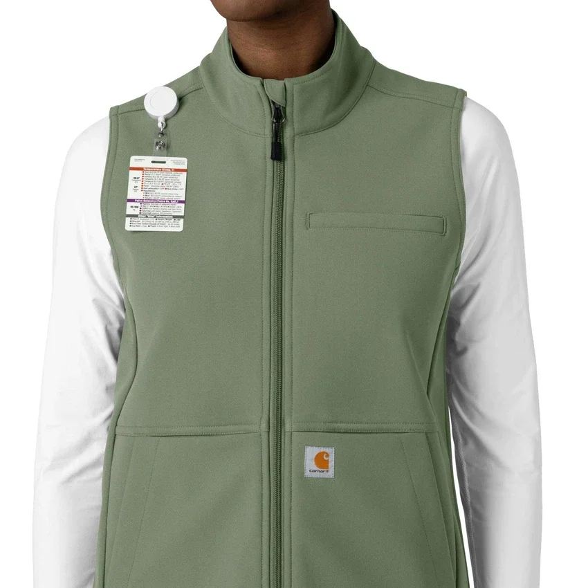 Chaleco médico de forro polar laminado Rugged Flex® para mujer