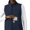 Chaleco médico de forro polar laminado Rugged Flex® para mujer