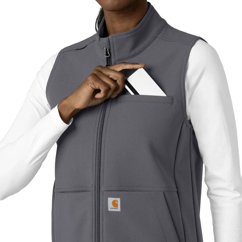 Chaleco médico de forro polar laminado Rugged Flex® para mujer