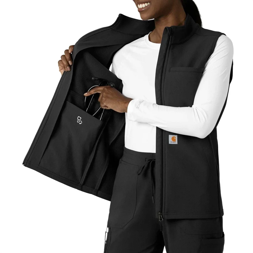 Chaleco médico de forro polar laminado Rugged Flex® para mujer