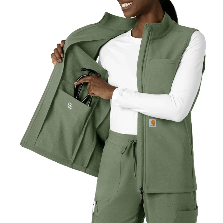 Chaleco médico de forro polar laminado Rugged Flex® para mujer
