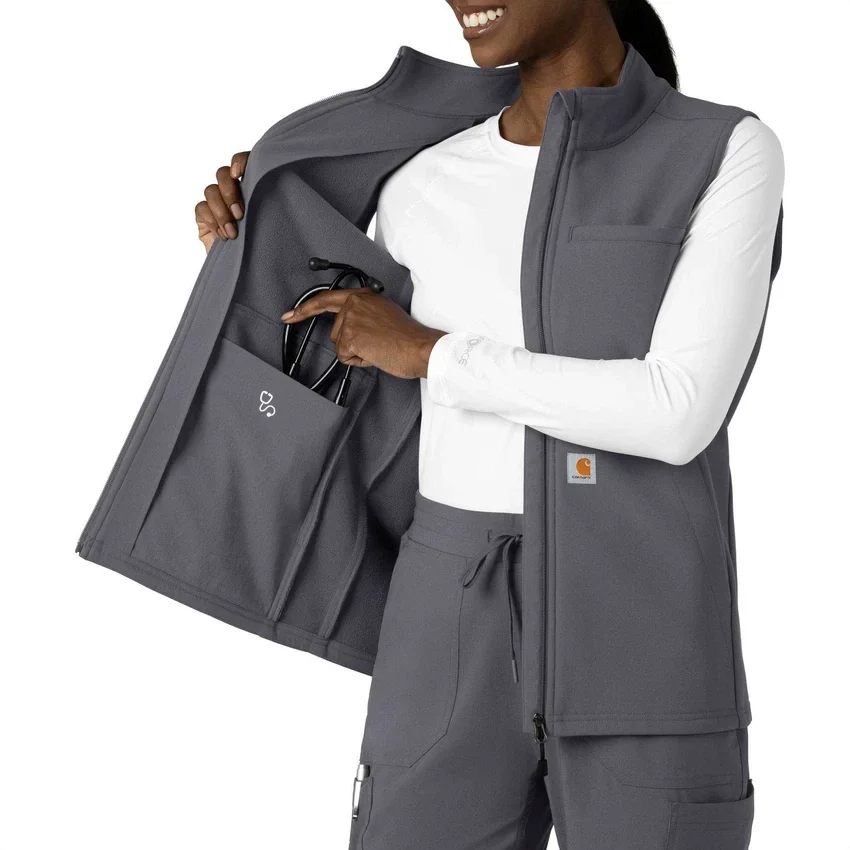 Chaleco médico de forro polar laminado Rugged Flex® para mujer