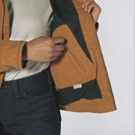 Chaqueta Active Jac aislante de peso pesado para mujer, en lona lavada