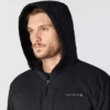 Chaqueta aislante ligera elástica con acabado DWR y corte holgado para hombre