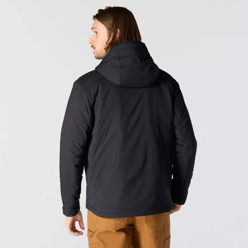Chaqueta aislante ligera elástica con acabado DWR y corte holgado para hombre