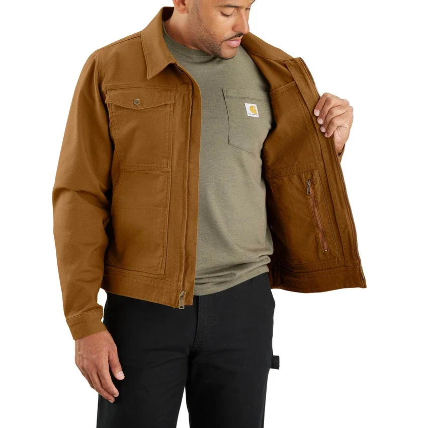 Chaqueta Berwick de Duck Canvas de hombre, corte holgado y tejido Rugged Flex