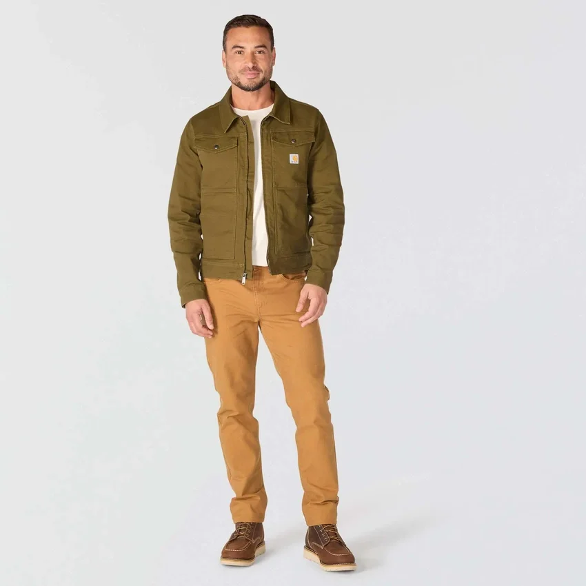 Chaqueta Berwick de Duck Canvas de hombre, corte holgado y tejido Rugged Flex