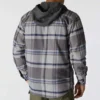 Chaqueta de camisa a cuadros con capucha Hamilton de corte holgado para hombre - Chaquetas de camisa para hombre