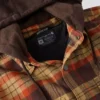 Chaqueta de camisa a cuadros con capucha Hamilton de corte holgado para hombre - Chaquetas de camisa para hombre