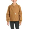 Chaqueta de lona Rugged Flex® de manguitos largos para niña (niños/jóvenes)