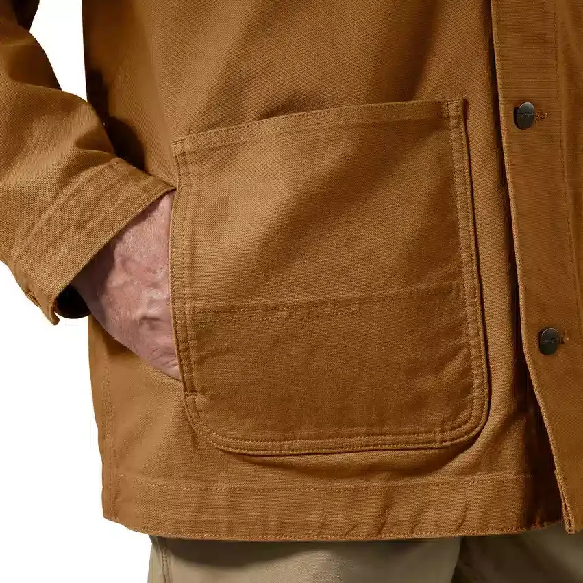 Chaqueta de trabajo para hombre «Rugged Flex» de corte holgado en lona de algodón elástica