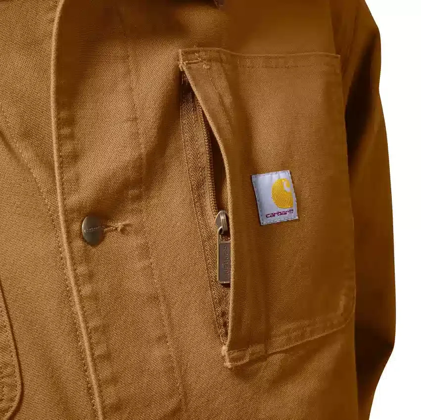 Chaqueta de trabajo para hombre «Rugged Flex» de corte holgado en lona de algodón elástica